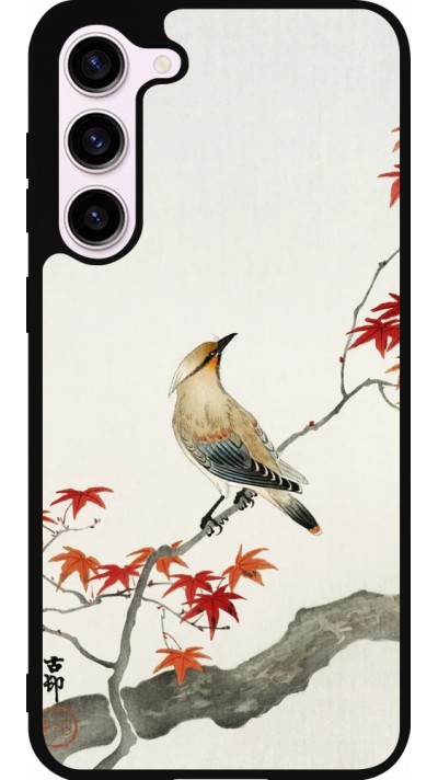 Samsung Galaxy S23+ Case Hülle - Silikon schwarz Japanese Bird