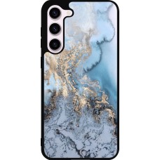 Samsung Galaxy S23+ Case Hülle - Silikon schwarz Marble 04