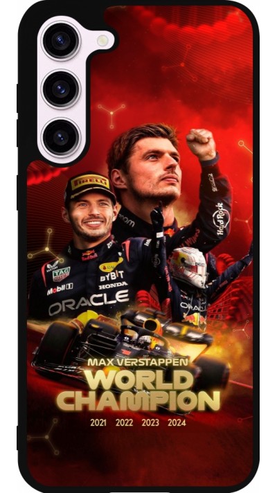 Samsung Galaxy S23+ Case Hülle - Silikon schwarz Max Verstappen Champion 2023