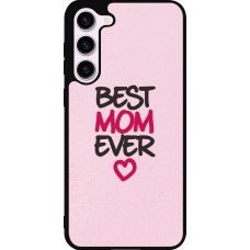 Samsung Galaxy S23+ Case Hülle - Silikon schwarz Mom 2023 best Mom ever pink