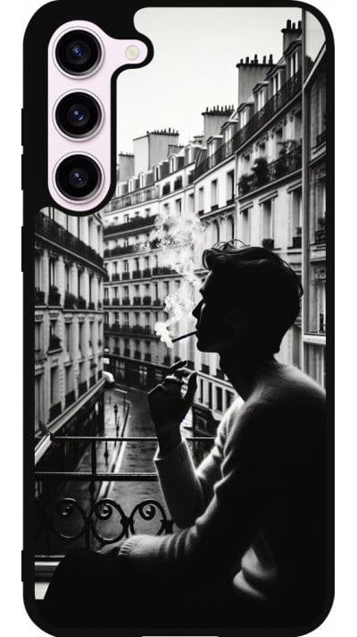 Samsung Galaxy S23+ Case Hülle - Silikon schwarz Parisian Smoker