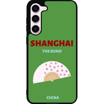 Samsung Galaxy S23+ Case Hülle - Silikon schwarz Pop Summer Destination Shanghai