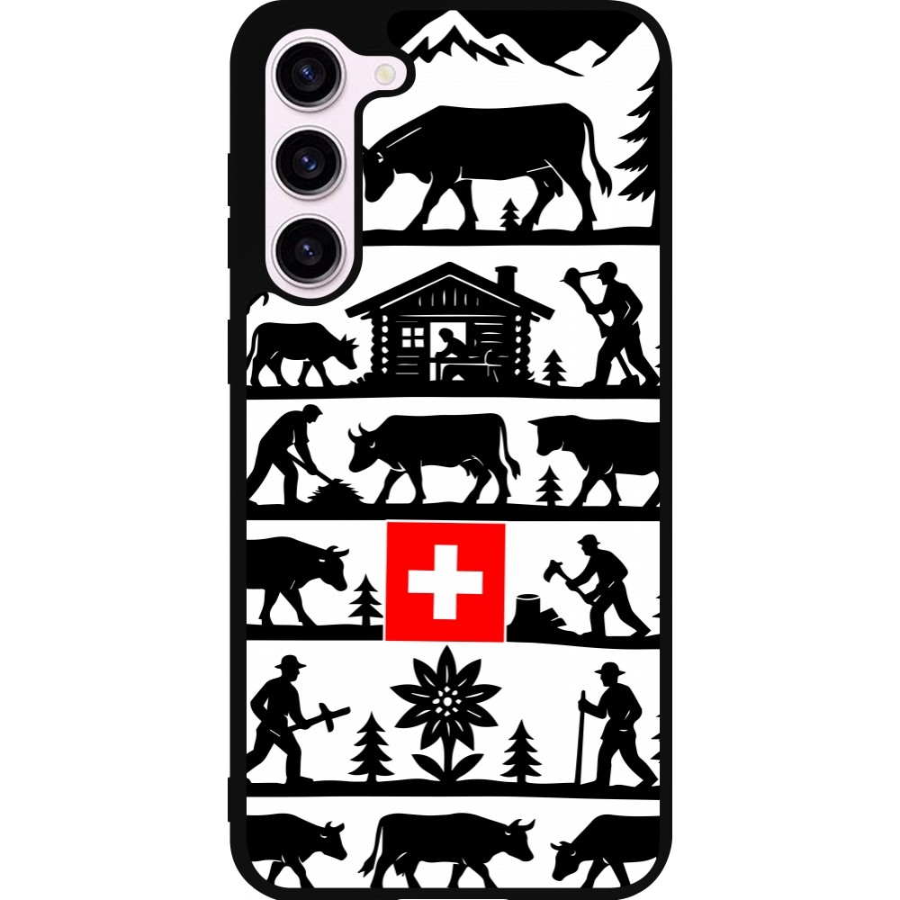 Samsung Galaxy S23+ Case Hülle - Silikon schwarz Poya Schweiz 1