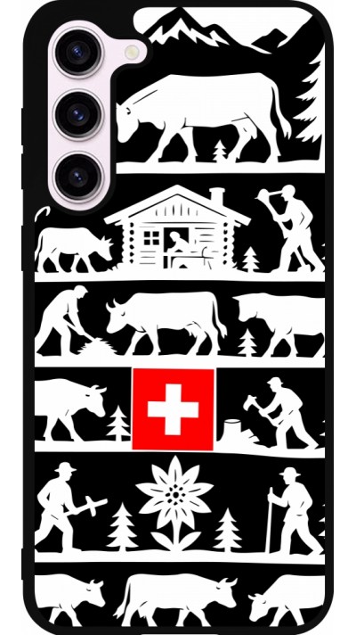 Samsung Galaxy S23+ Case Hülle - Silikon schwarz Poya Schweiz 1 schwarz