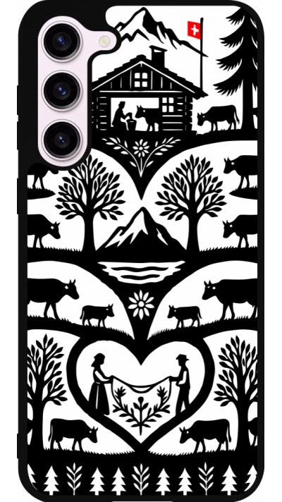 Samsung Galaxy S23+ Case Hülle - Silikon schwarz Poya Schweiz 2
