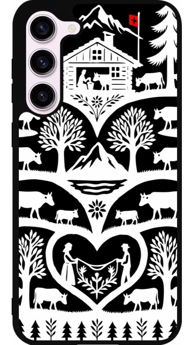 Samsung Galaxy S23+ Case Hülle - Silikon schwarz Poya Schweiz 2 schwarz