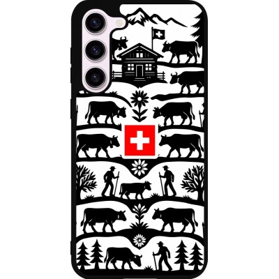 Samsung Galaxy S23+ Case Hülle - Silikon schwarz Poya Schweiz 3