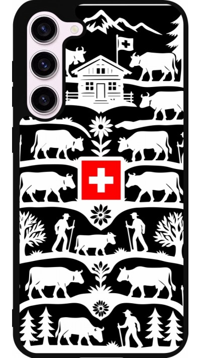 Samsung Galaxy S23+ Case Hülle - Silikon schwarz Poya Schweiz 3 schwarz