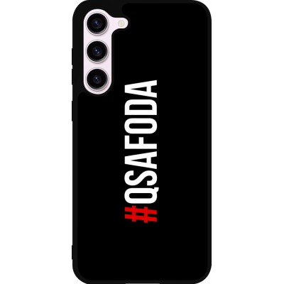 Samsung Galaxy S23+ Case Hülle - Silikon schwarz Qsafoda 1