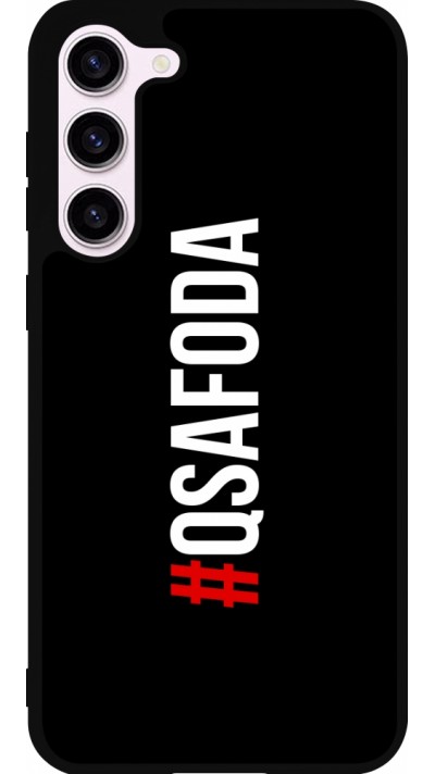 Samsung Galaxy S23+ Case Hülle - Silikon schwarz Qsafoda 1