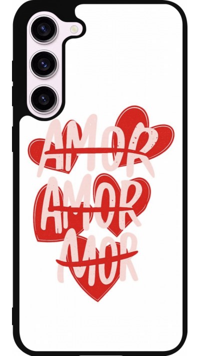Samsung Galaxy S23+ Case Hülle - Silikon schwarz Saint Valentines Day 26 Amor