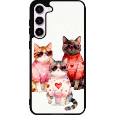 Samsung Galaxy S23+ Case Hülle - Silikon schwarz Saint Valentines Day 26 Cat Love