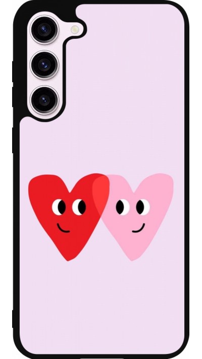 Samsung Galaxy S23+ Case Hülle - Silikon schwarz Saint Valentines Day 26 Heart