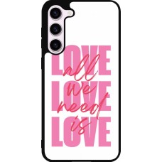 Samsung Galaxy S23+ Case Hülle - Silikon schwarz Saint Valentines Day 26 Love all we need is