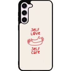 Samsung Galaxy S23+ Case Hülle - Silikon schwarz Saint Valentines Day 26 Self love self care