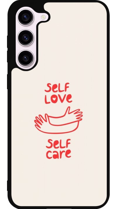 Samsung Galaxy S23+ Case Hülle - Silikon schwarz Saint Valentines Day 26 Self love self care