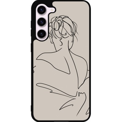 Samsung Galaxy S23+ Case Hülle - Silikon schwarz Salnikova 05