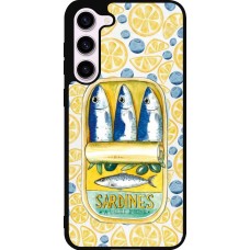 Coque Samsung Galaxy S23+ - Silicone rigide noir Sardines in oil 2026