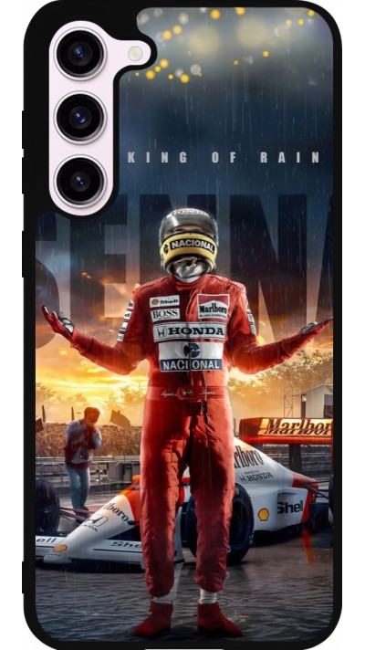 Samsung Galaxy S23+ Case Hülle - Silikon schwarz Senna The King of Rain