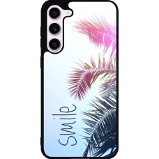 Samsung Galaxy S23+ Case Hülle - Silikon schwarz Smile 05