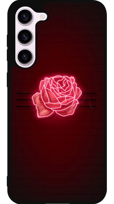 Samsung Galaxy S23+ Case Hülle - Silikon schwarz Spring 23 neon rose