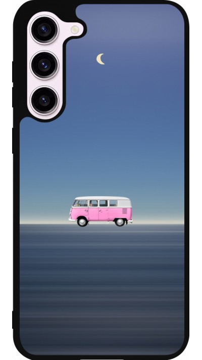 Samsung Galaxy S23+ Case Hülle - Silikon schwarz Spring 23 pink bus