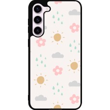 Samsung Galaxy S23+ Case Hülle - Silikon schwarz Spring 23 weather