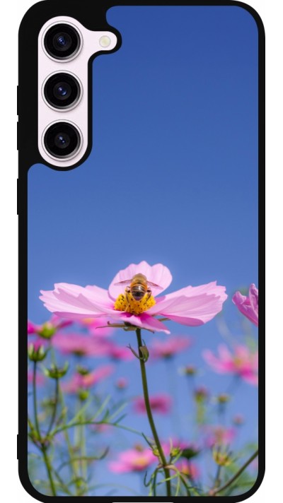 Samsung Galaxy S23+ Case Hülle - Silikon schwarz Bee on a flower Spring 2026