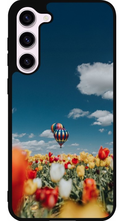 Samsung Galaxy S23+ Case Hülle - Silikon schwarz Hot air balloon Spring 2026