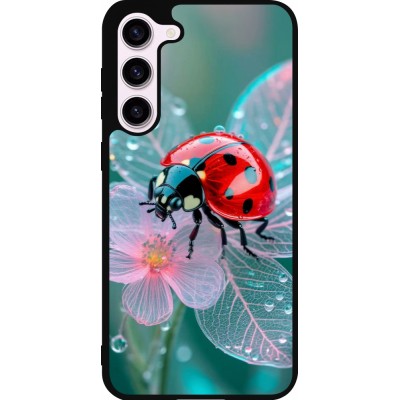 Coque Samsung Galaxy S23+ - Silicone rigide noir Ladybird in bloom Spring 2026