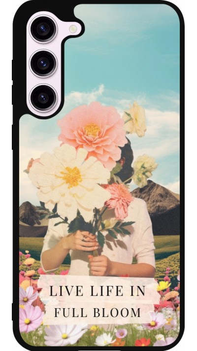 Samsung Galaxy S23+ Case Hülle - Silikon schwarz Live life in full moon Spring 2026