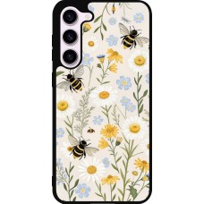 Samsung Galaxy S23+ Case Hülle - Silikon schwarz Pattern bees Spring 2026