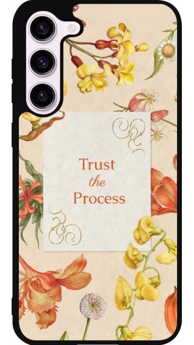 Samsung Galaxy S23+ Case Hülle - Silikon schwarz Trust the process Spring 2026