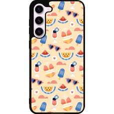 Coque Samsung Galaxy S23+ - Silicone rigide noir Pattern Summer 2026