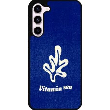 Coque Samsung Galaxy S23+ - Silicone rigide noir Vitamin sea Summer 2026