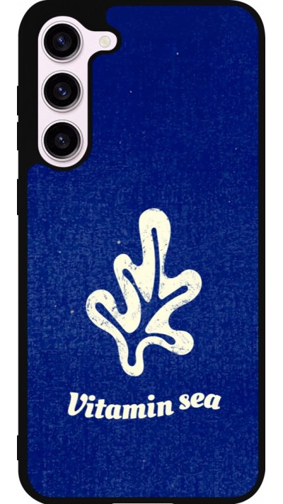 Coque Samsung Galaxy S23+ - Silicone rigide noir Vitamin sea Summer 2026