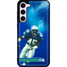 Samsung Galaxy S23+ Case Hülle - Silikon schwarz Super Bowl 26 Seattle 1