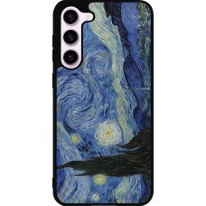 Coque Samsung Galaxy S23+ - Silicone rigide noir Tableau art - La Nuit étoilée - Van Gogh