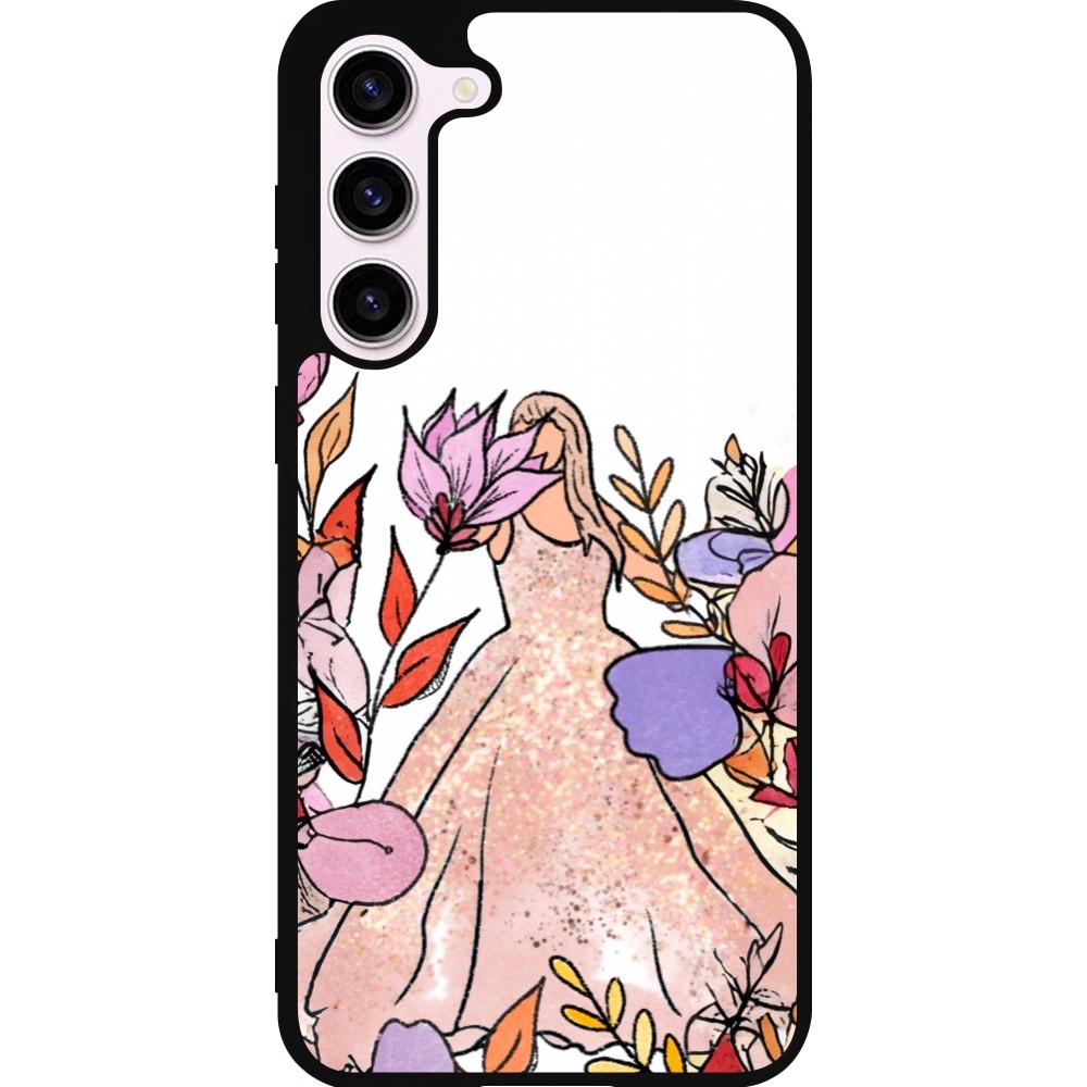 Samsung Galaxy S23+ Case Hülle - Silikon schwarz Taylor Swift Sketch - White