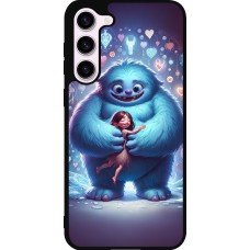 Samsung Galaxy S23+ Case Hülle - Silikon schwarz Valentin 2024 Flauschige Liebe