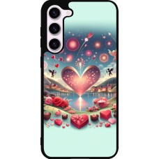 Samsung Galaxy S23+ Case Hülle - Silikon schwarz Valentin 2025 Schick