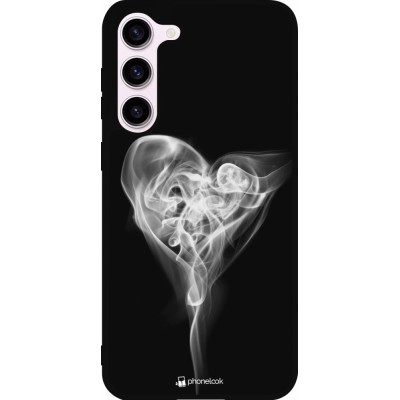 Samsung Galaxy S23+ Case Hülle - Silikon schwarz Valentine 2022 Black Smoke