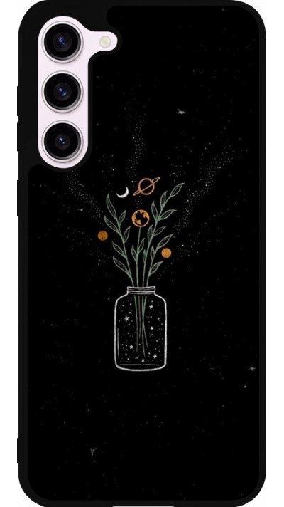Coque Samsung Galaxy S23+ - Silicone rigide noir Vase black