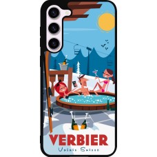 Samsung Galaxy S23+ Case Hülle - Silikon schwarz Verbier Mountain Jacuzzi
