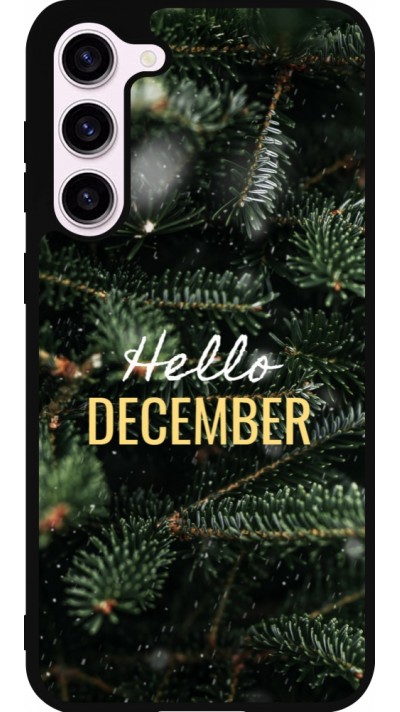 Samsung Galaxy S23+ Case Hülle - Silikon schwarz Winter 25 Winter hello december