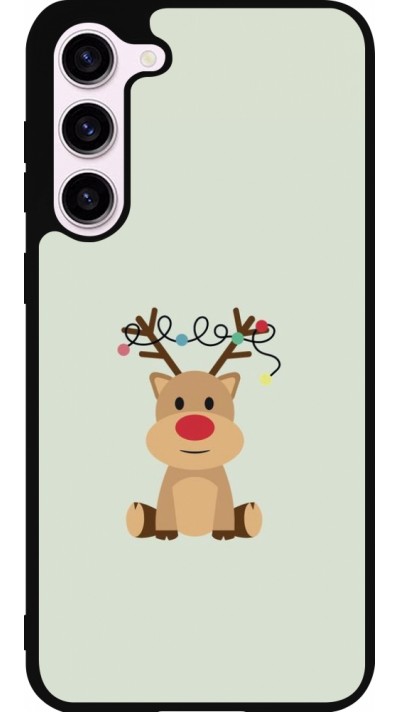 Coque Samsung Galaxy S23+ - Silicone rigide noir Christmas 22 baby reindeer