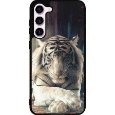 Coque Samsung Galaxy S23+ - Silicone rigide noir Zen Tiger