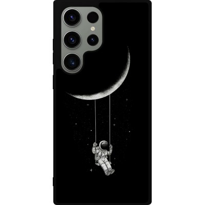 Samsung Galaxy S23 Ultra Case Hülle - Silikon schwarz Astro balançoire