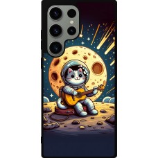 Samsung Galaxy S23 Ultra Case Hülle - Silikon schwarz AstroKatze RockMond