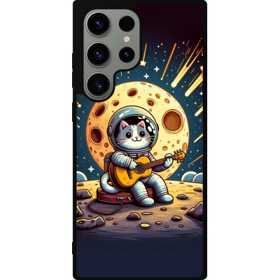 Samsung Galaxy S23 Ultra Case Hülle - Silikon schwarz AstroKatze RockMond